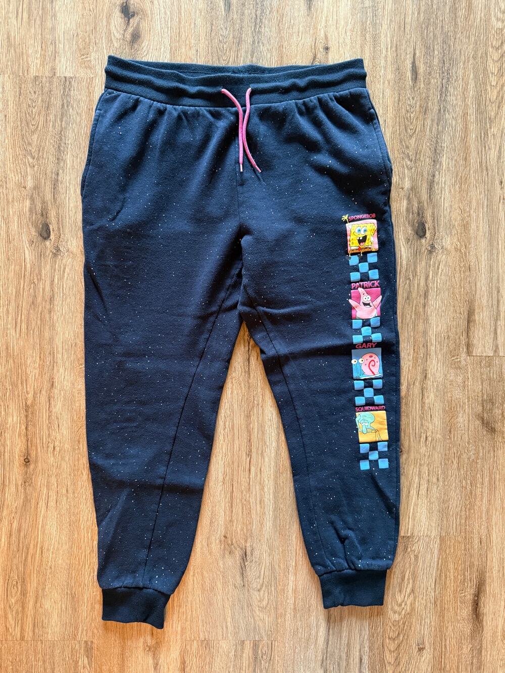 SpongeBob SquarePants Gray Joggers Size Large